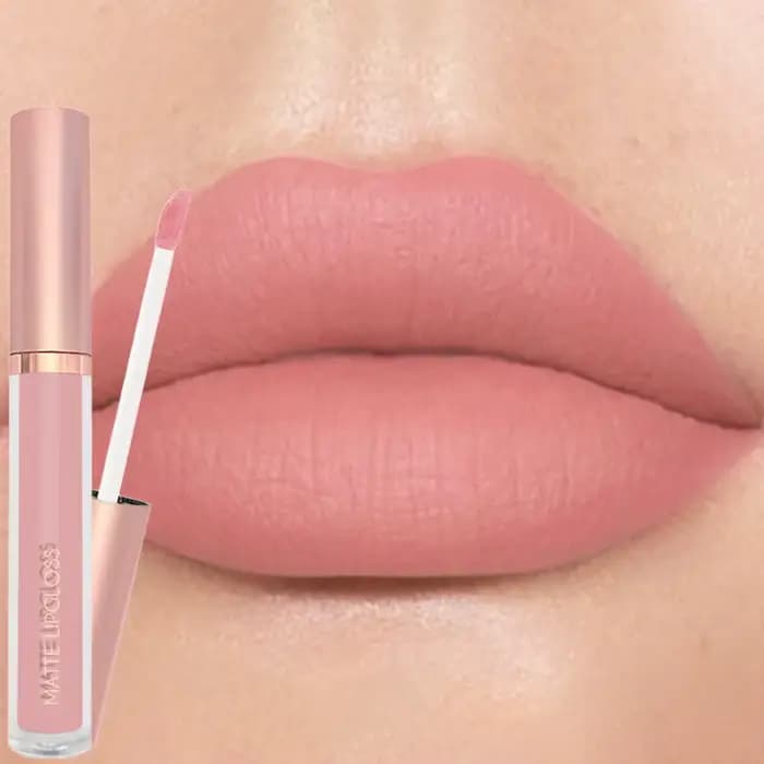 Punk foncé prune 24H imperméable mat velours brillant à lèvres maquillage longue durée antiadhésif tasse