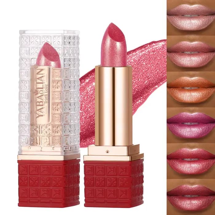 Rouge à lèvres métallique ciel étoilé brillant Texture velours