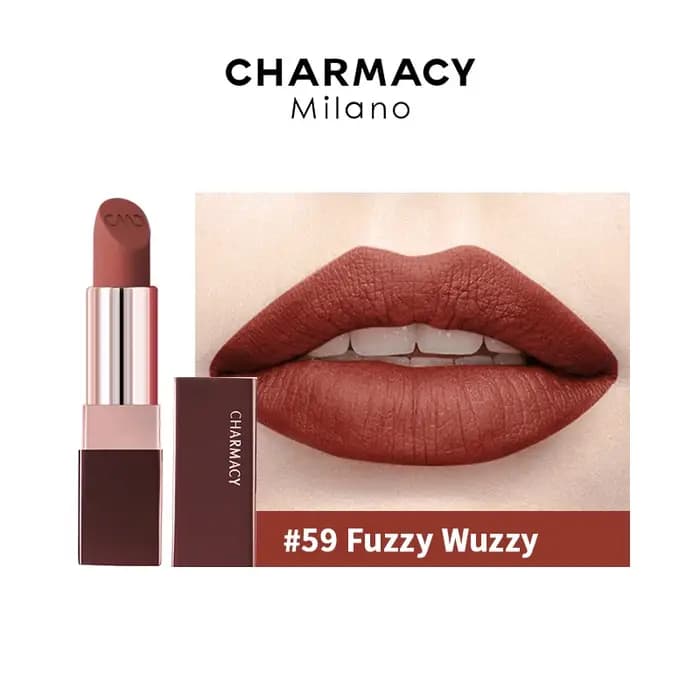 CHARMACY mat Durable facile à porter rouge à lèvres naturel mat
