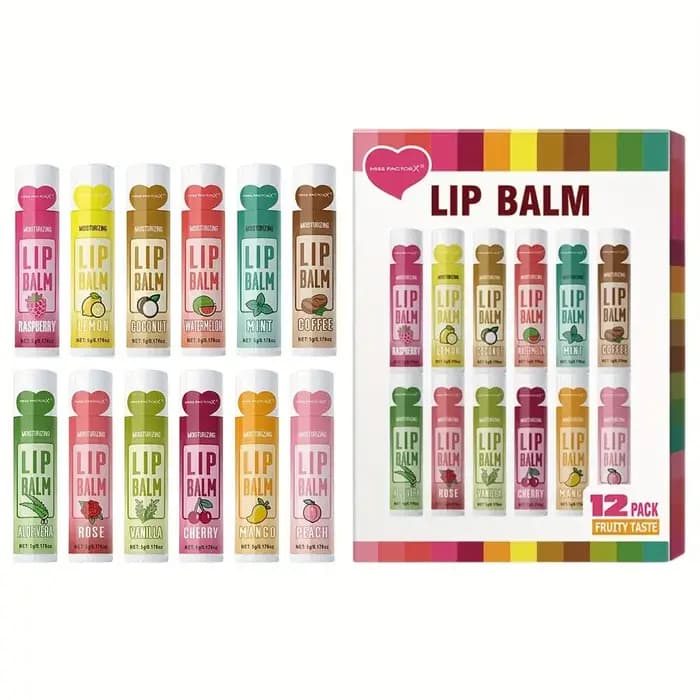 Coffret de baumes à lèvres 12/3 pièces