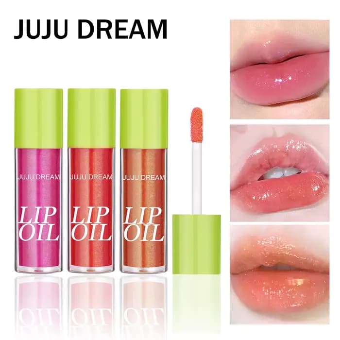 Huile à lèvres gelée de couleur bonbon avec finition brillante