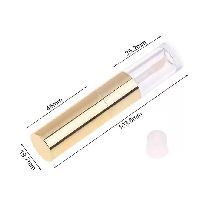 Tube de brillant à lèvres transparent vide à Double extrémité de 2.5ml