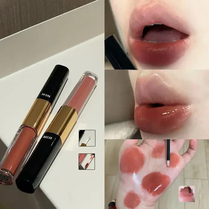 Gloss à lèvres double embout