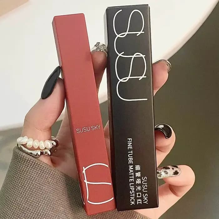 Cruc010Thin-Rouge à lèvres étanche et résistant à la transpiration