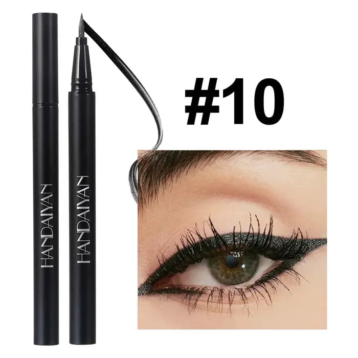 Stylo Eyeliner liquide métallique or violet