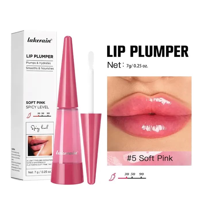 Gloss à lèvres repulpant hydratant instantané transparent Soin