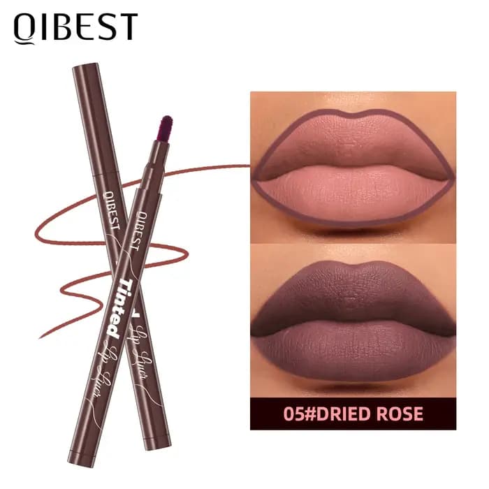 QIBEST 5 couleurs rouge à lèvres crayon