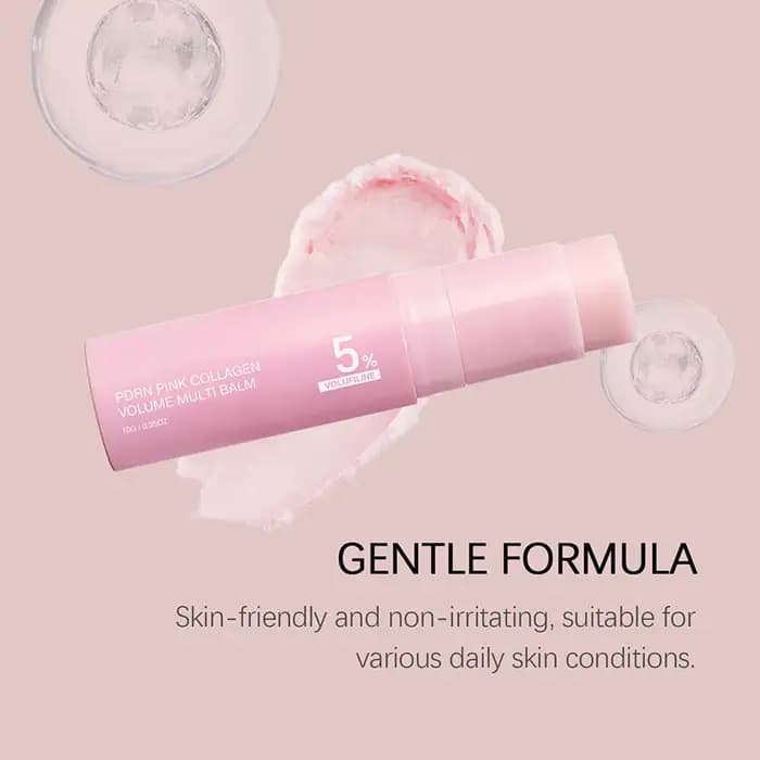Stick multi-baume au collagène rose avec 5% de Volufiline