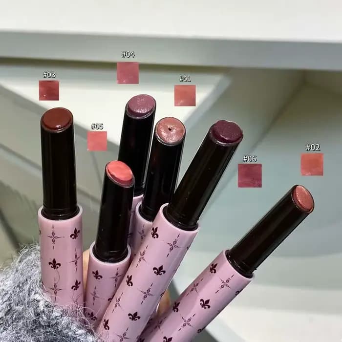 Herorange Starry Gloss à lèvres solide longue tenue hydratant non collant anti-transfert brillant pailleté fin