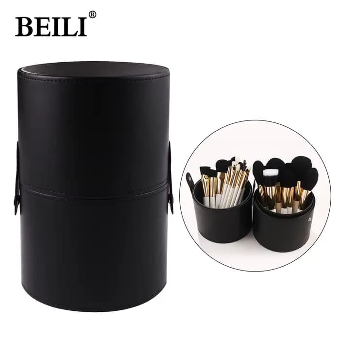 BEILI pinceau de maquillage cylindre brosses support de rangement organisateur étui de voyage pour o