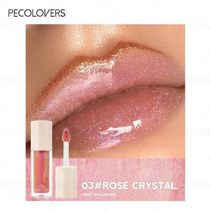 Gloss à lèvres hydratant et pailleté effet perle