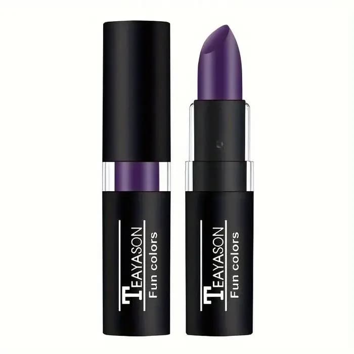 Rouge à lèvres mat violet imperméable-peinture de maquillage de scène créative d'halloween longue durée