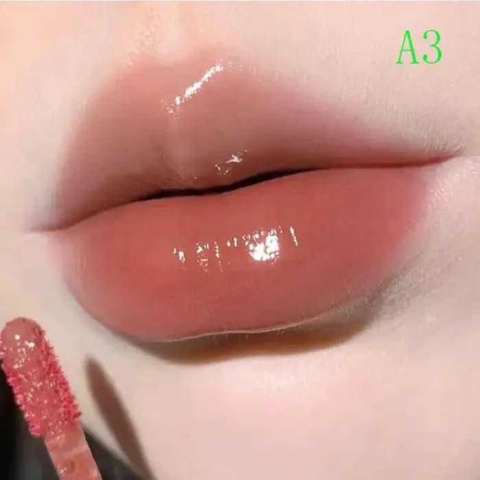 【HERORANGE】 brillant à lèvres miroir durable vernis