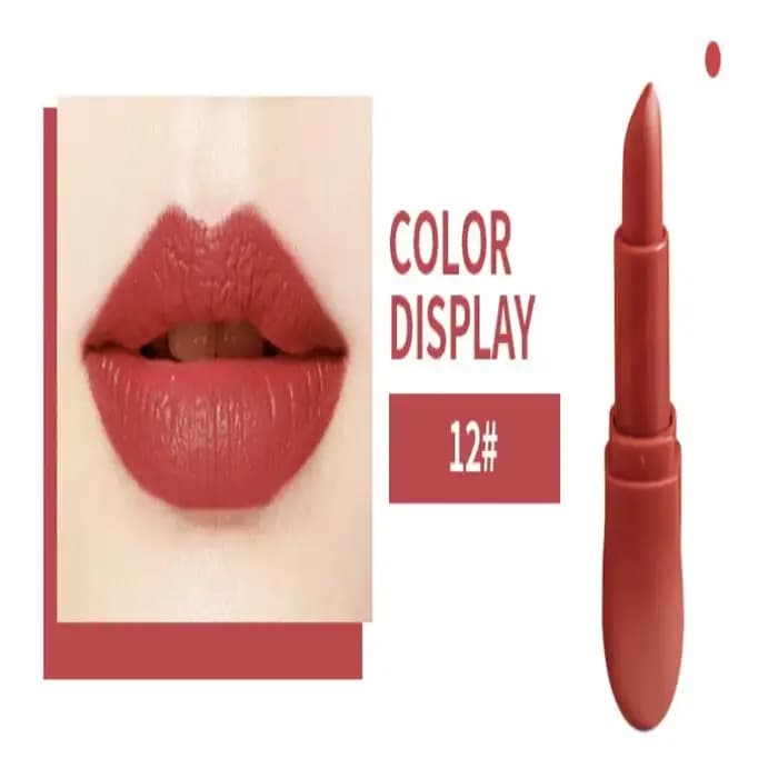 (HG)3.6g 12 couleurs mat rouge à lèvres velours couleur des lèvres