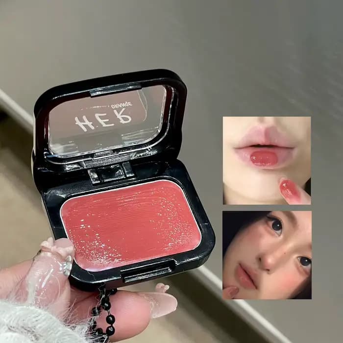 Crème de blush effet brillant naturellement rosé
