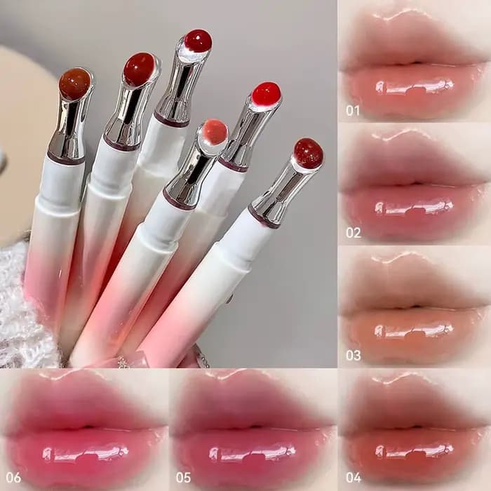 Kakashow miroir aqueux brillant à lèvres fer brosse tête gelée
