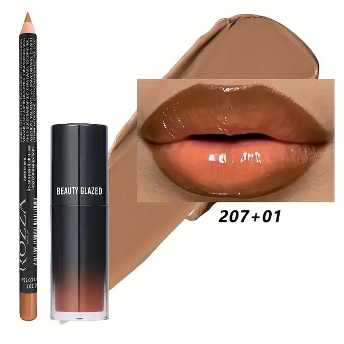  Lot de 2 : Crayon à Lèvres Lissant + Huile à Lèvres