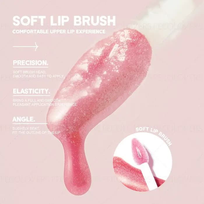 Gloss à lèvres hydratant et pailleté effet perle