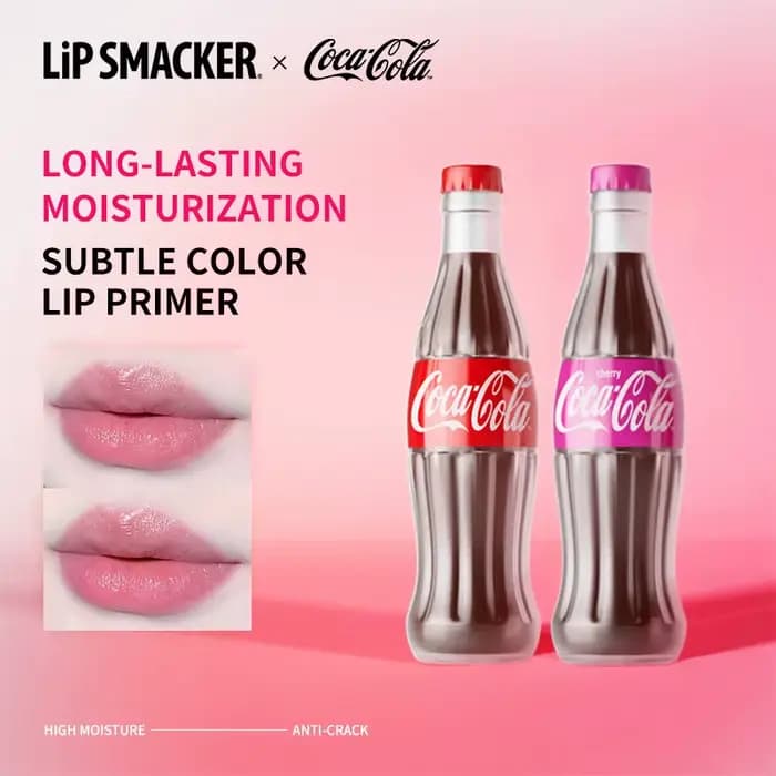 Smacker X Coca-Cola baume à lèvres saveur classique ensemble de 2 pièces automne hiver hydratant longue durée