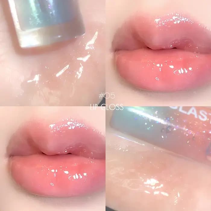 Le brillant à lèvres Water Glow maintient les lèvres humides