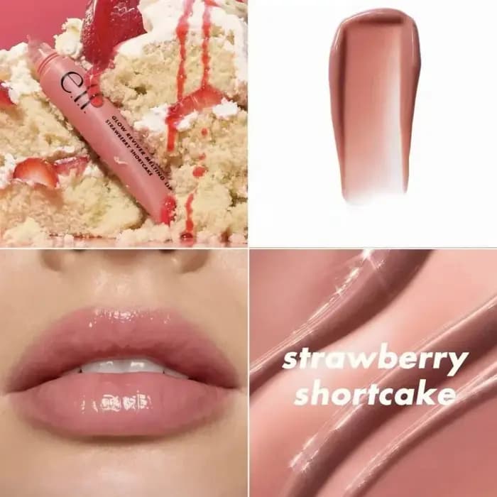 Gloss à lèvres Elf aux saveurs Fraise Shortcake Cerise