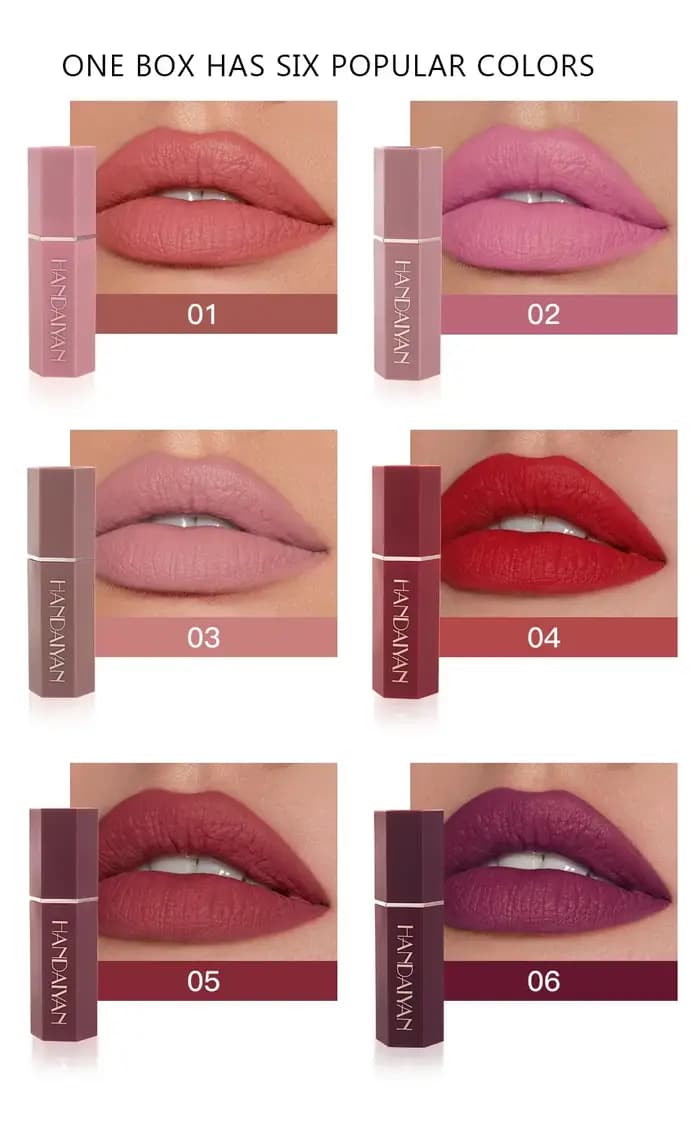 Rouge à lèvres liquide imperméable longue durée