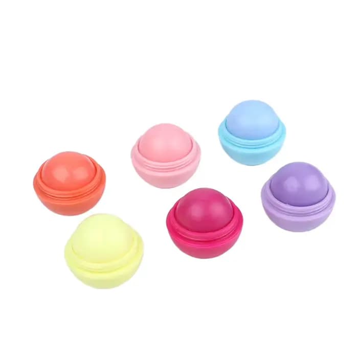 Lèvres grossières rehausseur 6 couleurs plante naturelle sphère organique pommade Coc Cola boule rouge