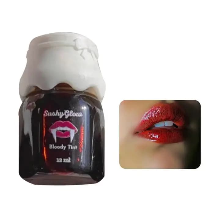 Brillant à lèvres mMatte noir-rouge foncé
