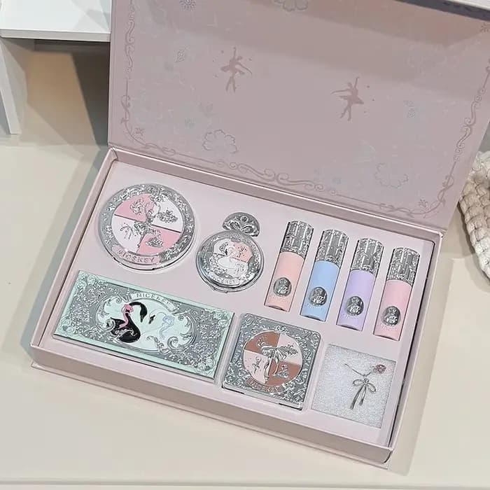 NICEKEY Kits de Maquillage Polyvalents Incluant 4 Baumes à Lèvres