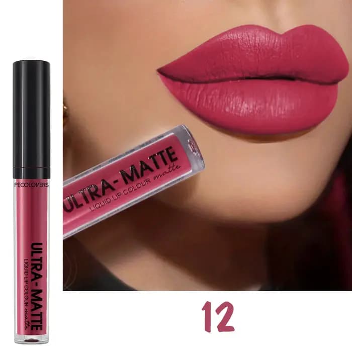 Rouge à lèvres liquide mat imperméable longue durée velours Mate nu marron