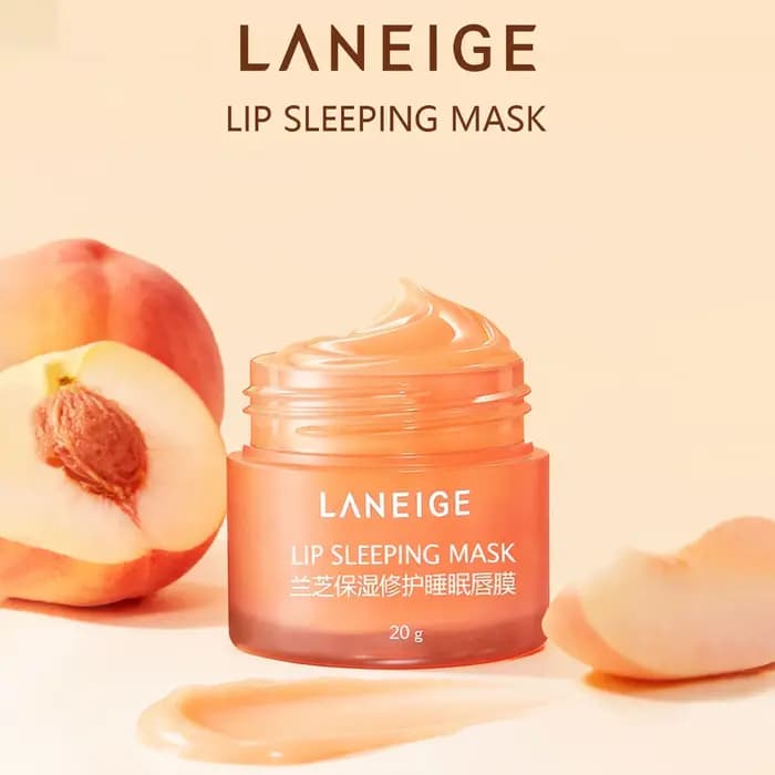 Masque de nuit pour les lèvres Laneige, hydratation longue durée et soulagement de la sécheresse, texture lisse et traitement fruité, soins coréens, maquillage coréen