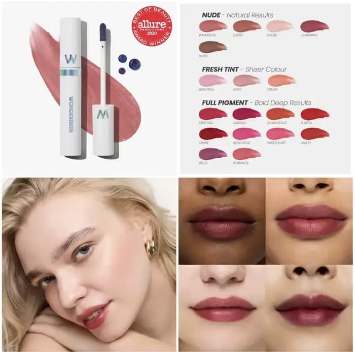 4ml Original Tear Lip Glaze Wonderskin Wonder Blading Lip Dyeing Mask XOXO ROMANCE LOVELY CHARMING WHIMSICAL DIVINE Baume à lèvres mat