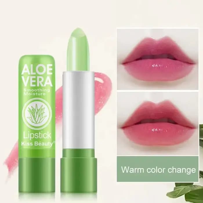 Rouge à lèvres à l'aloe Vera à couleur changeante