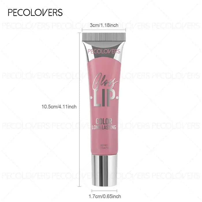 1PC Gloss à lèvres semi-permanent durable