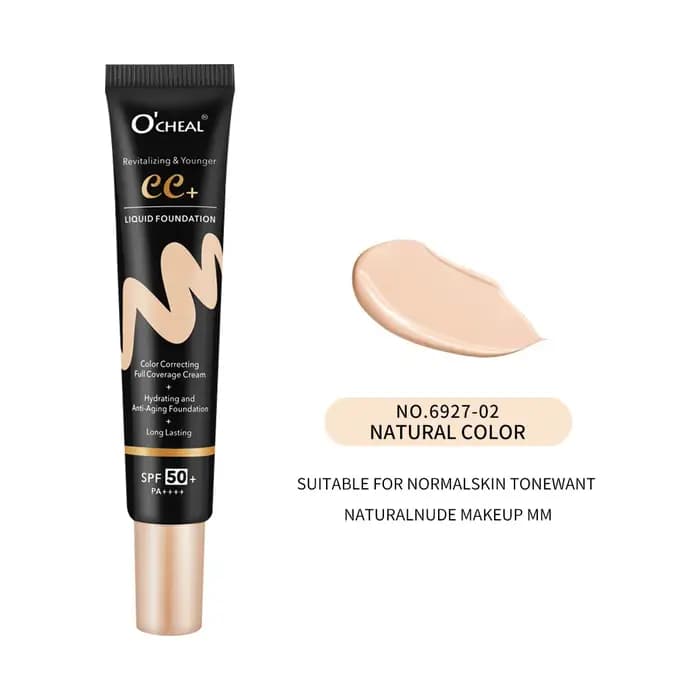 Ocheal 30g BB/CC crème solaire SPF 50/PA +++ fond de teint liquide pour le visage