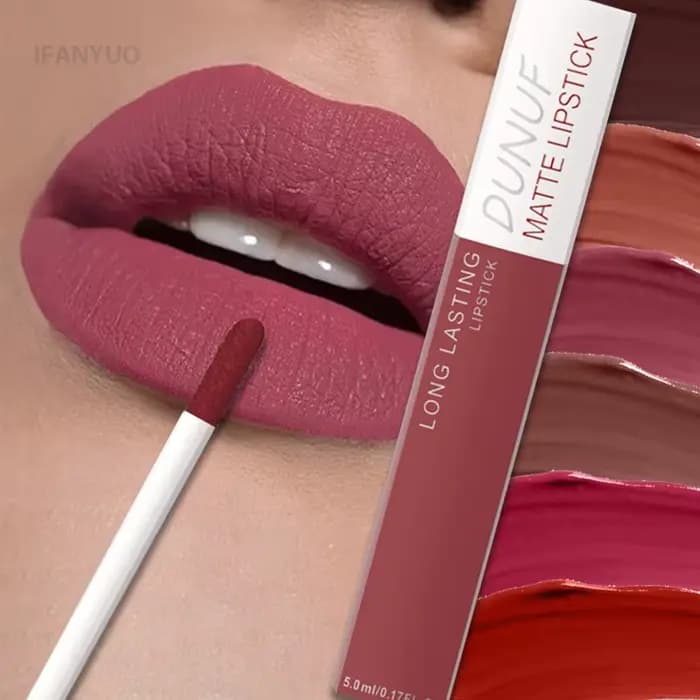 Rouge à lèvres liquide antiadhésif violet foncé