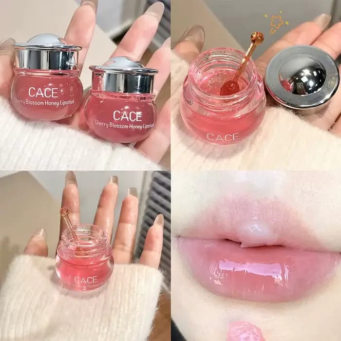 Pot mignon huile pour les lèvres frais cerise miel baume