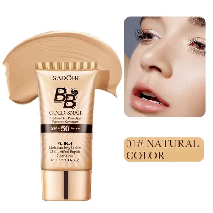 BB crème fond de teint 2 couleurs éclaircir même