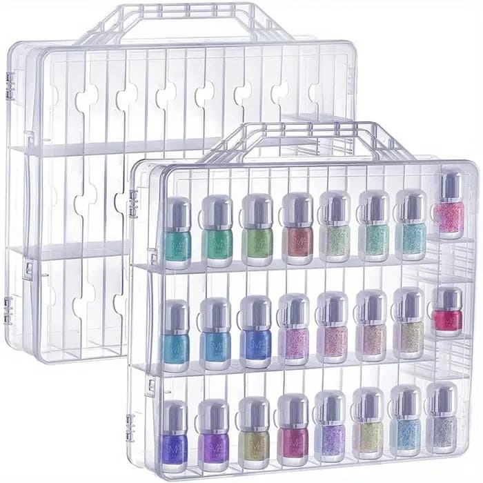 48 boîtes de rangement pour rouge à lèvres et vernis à ongles