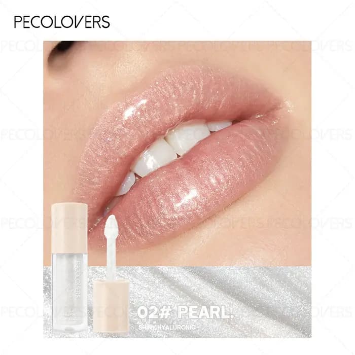 Gloss à lèvres pailleté effet miroir