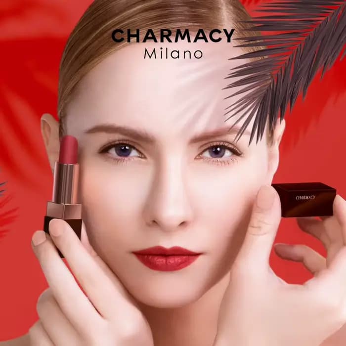 CHARMACY mat Durable facile à porter rouge à lèvres naturel mat