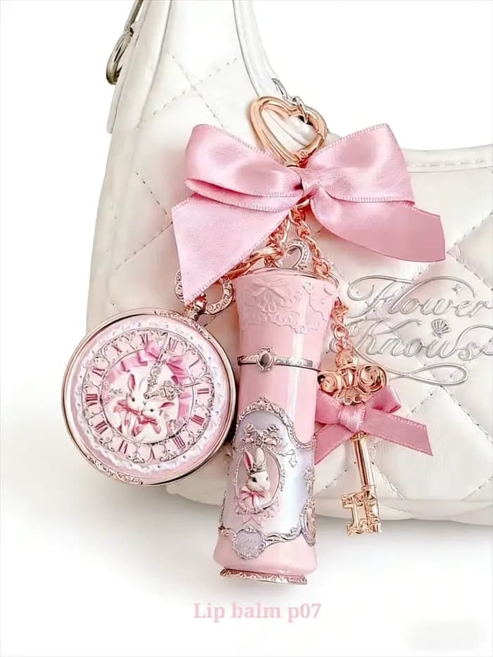 Baume à lèvres anti-fissures Bonnie Rabbit Flower Knows Garden Girl Heart Cute