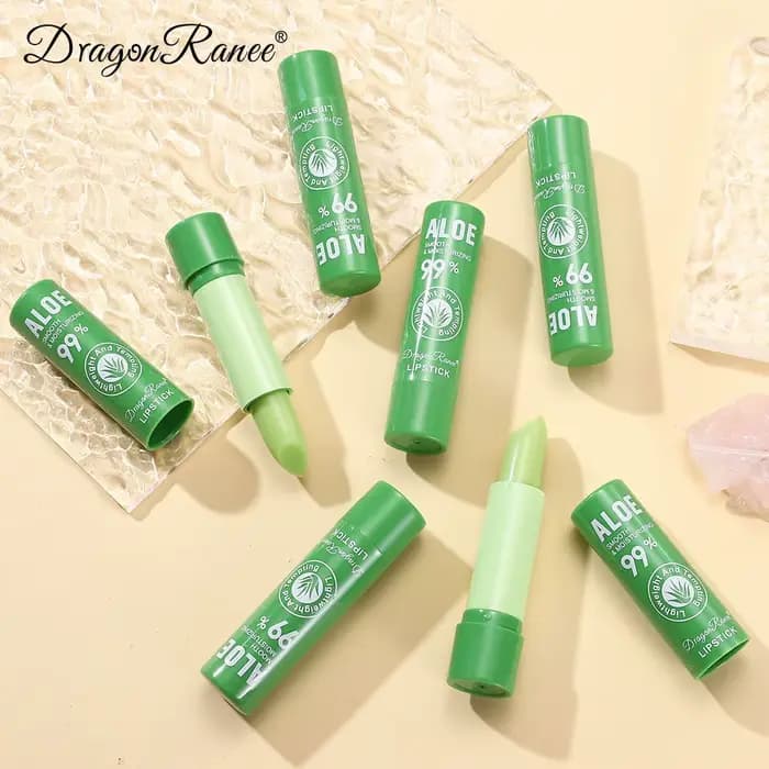 1/12 pièces Aloe rouge à lèvres couleur changeante baume