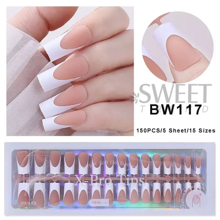 Faux ongles carrés courts