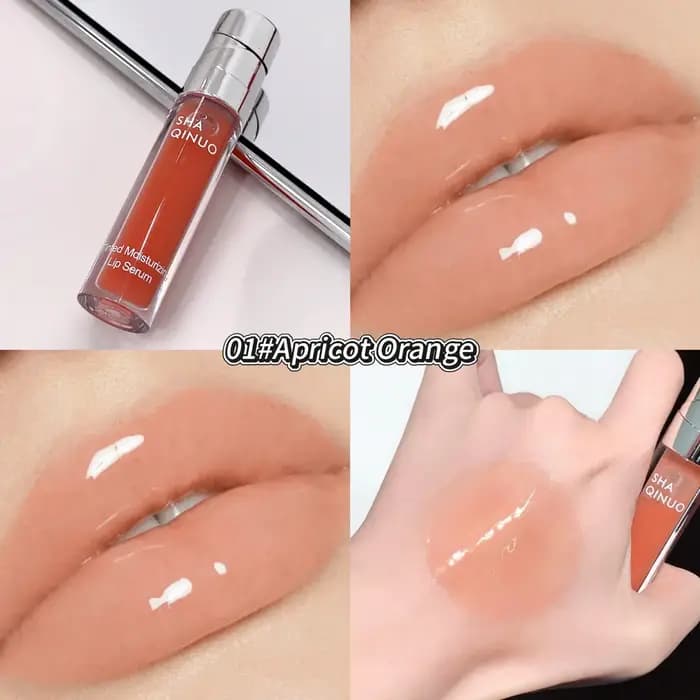 Sérum Hydratant Teinté pour les Lèvres – Essence Réparatrice et Hydratante – Gloss Effet Miroir Transparent