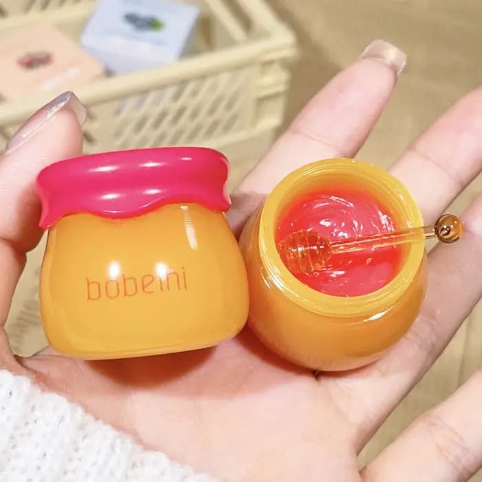 Masque hydratant pour les lèvres au pêche et au miel – L'humidité longue durée