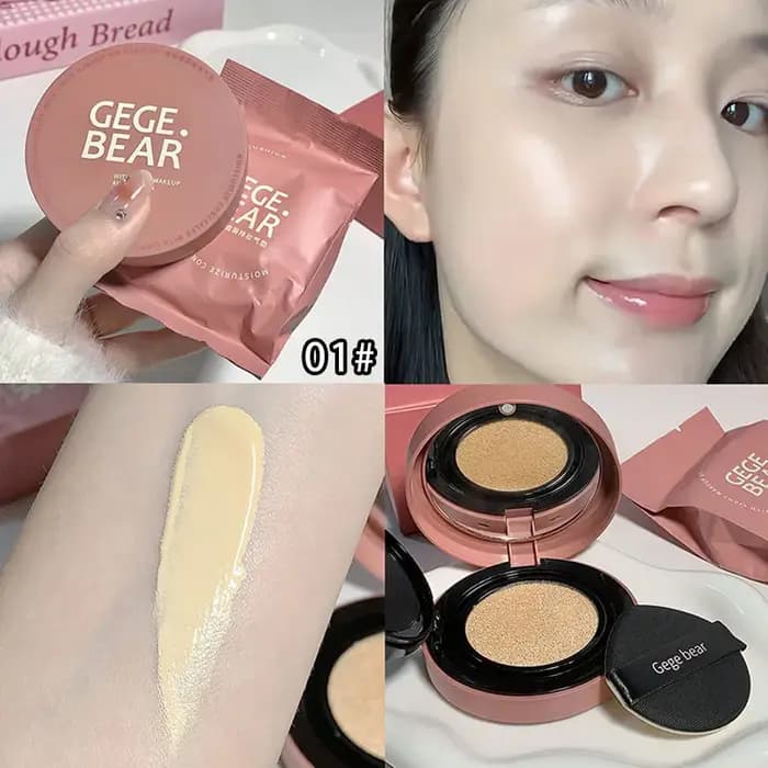 Fond de Teint Hydratant Correcteur Crème Compacte Air Cushion Waterproof Éclaircissant Haute Couvrance Base Maquillage Coréen Cosmétiques