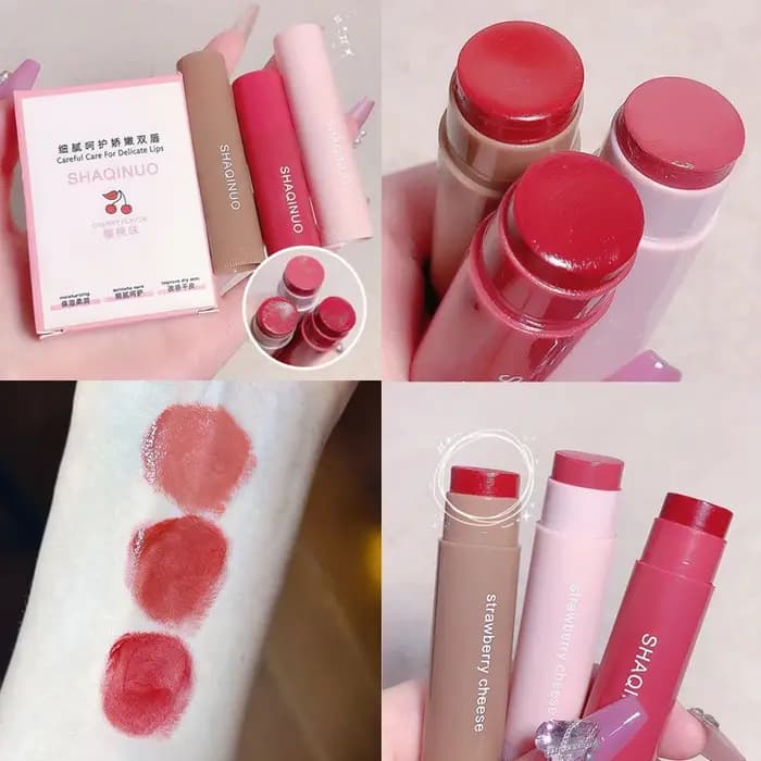 SHAQINUO rouge à lèvres hydratant coloré lignes