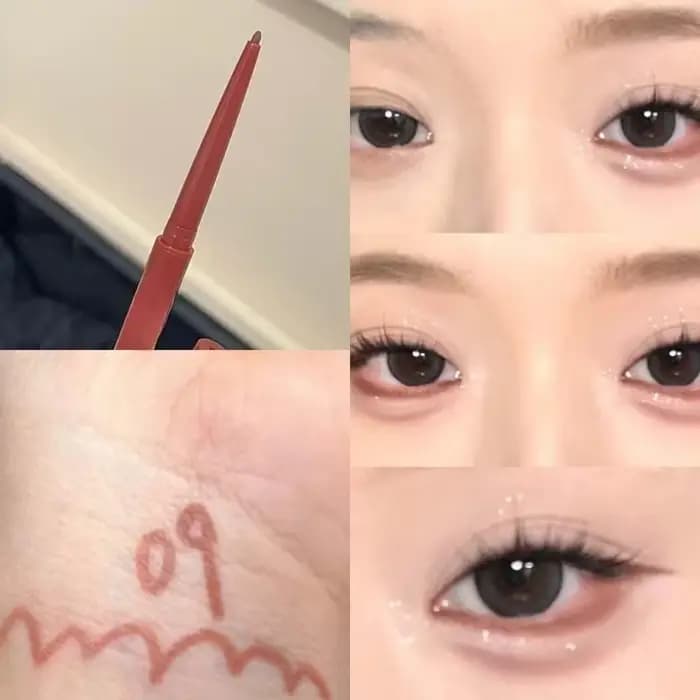 Crayon Eyeliner Gel Ultra-fin rose marron sous les yeux
