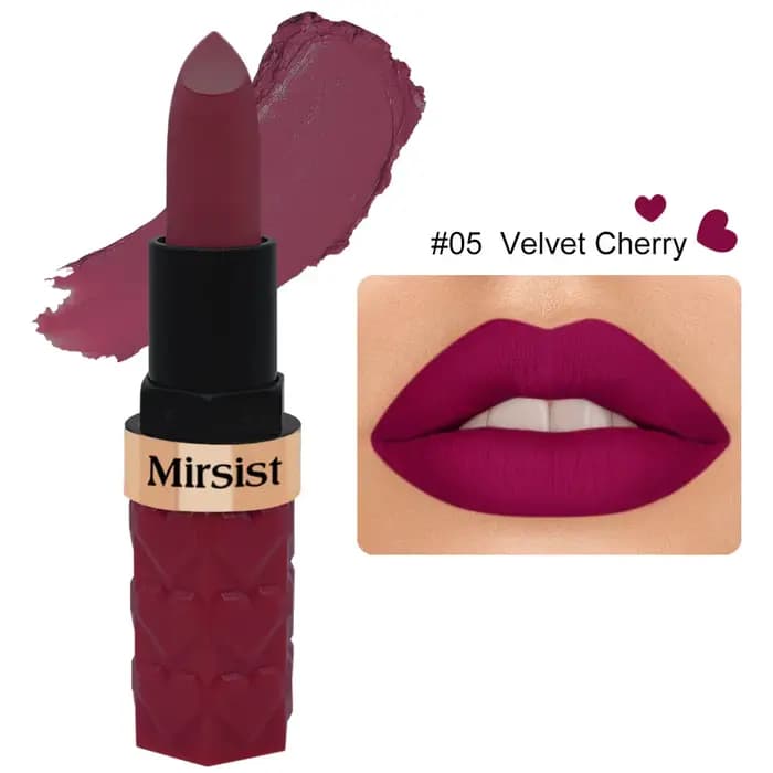 1 pièce Rouge à lèvres velours mat soyeux nude pêche
